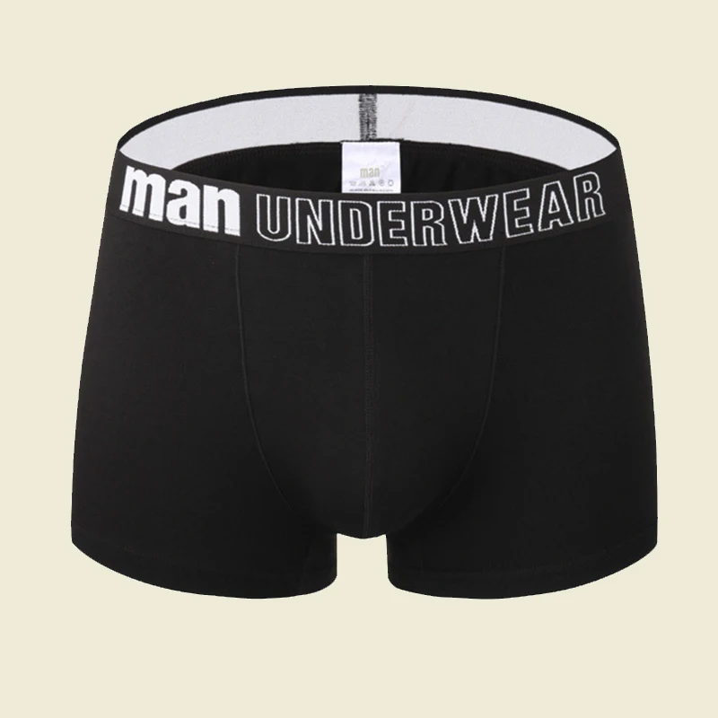 Мужское нижнее белье боксеры хлопок модал Cuecas мужские с буквами трусы