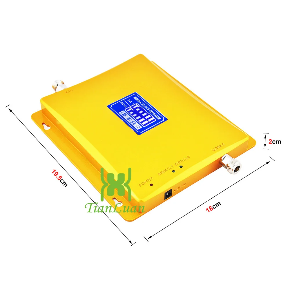 

TianLuan 3G 4G Signal Booster 1800 2100 MHz Mobile Phone Repeater DCS WCDMA Amplifier LTE Cellular Band 3/ 1