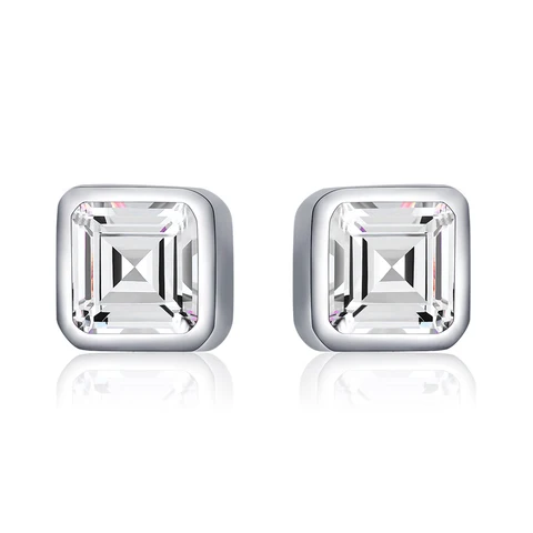 Серьги-гвоздики Modian из серебра 925