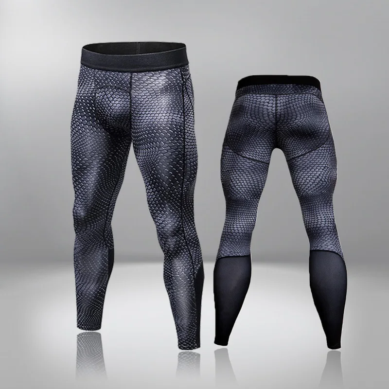

Men's Long Compression Underwear Men's Warm Leggings Bottom Thermal Breathable Sweatpants Running Sport Quick-drying