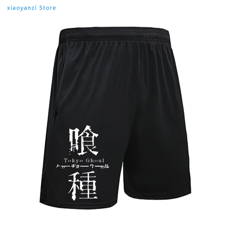 

New Summer Anime Tokyo Ghoul Japanese running shorts Men Brand Skateboard Tokyoghoul sports Print short pants tops-9283
