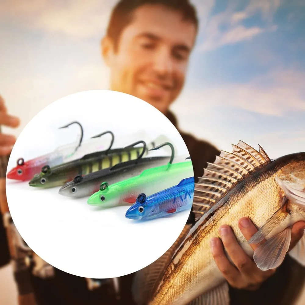 Мягкая приманка для морской рыбалки плавания угорь искусственные мягкие