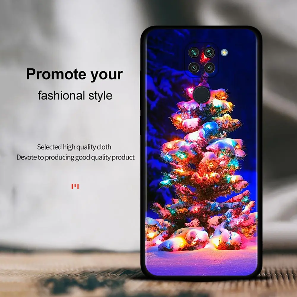 Merry Christmas tree Cases for Xiaomi Redmi Note 10 9 9s 9t 8 8t 7 Pro Max for Redmi K40 Pro Plus 9A 9C 9 Power Shell Cover