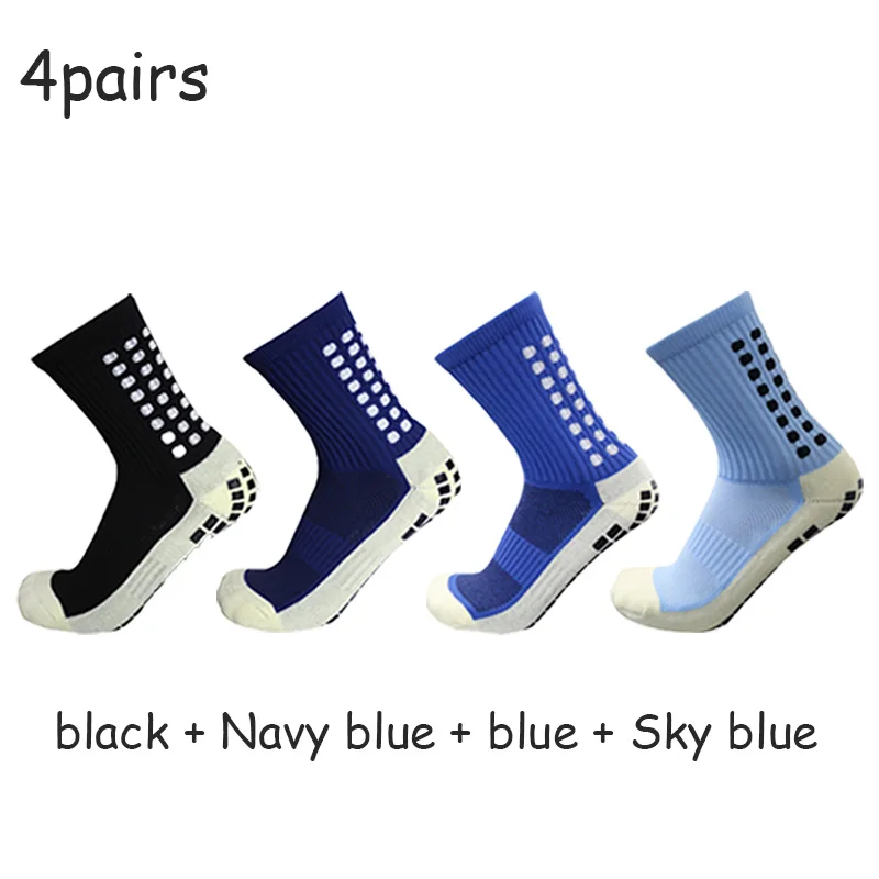 Sports Football Socks Non-slip Silicone Bottom Wear-resistant Breathable Rugby Baseball Soccer Socks Men Women