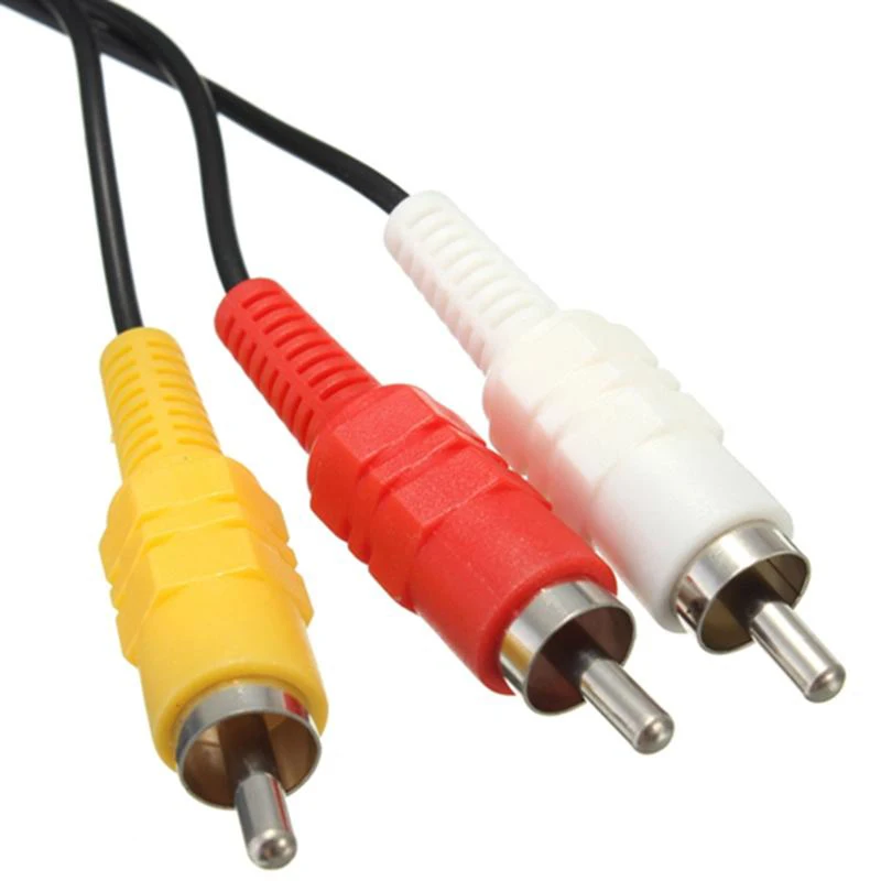 24P 1 8 м 6 футов AV аудио видео композитный кабель RCA Шнур свинцовый адаптер