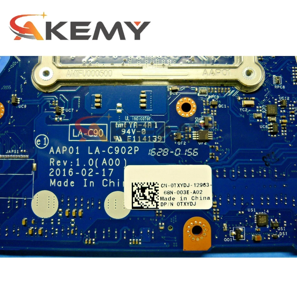 Bestellen Original Für Dell Für Alienware 13 R2 Core I7-6500U Mainboard AAP01 LA-C902P CN-0TXYDJ 0TXYDJ 4G MOTHERBOARD