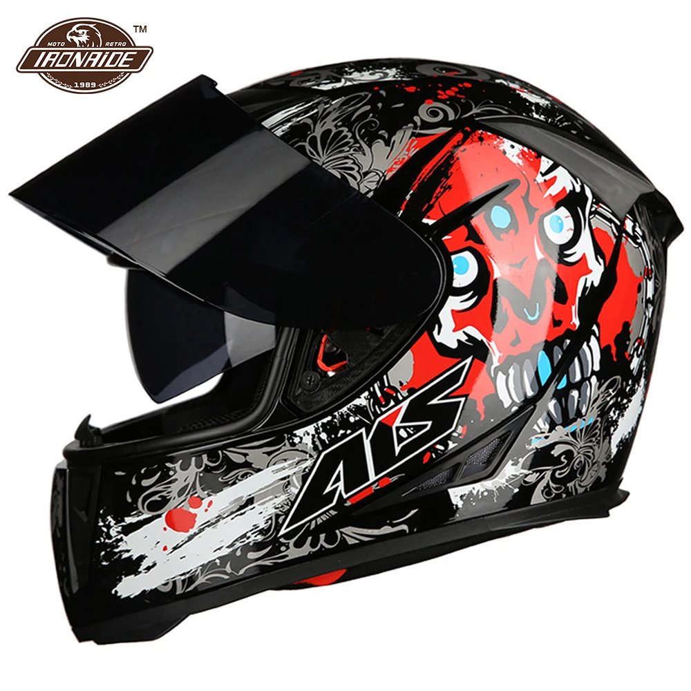 

Мотоциклетный шлем Casco, модульный с двойным козырьком, 9 цветов