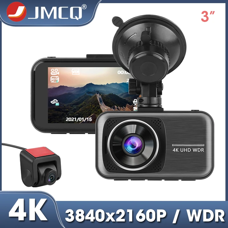 JMCQ тире камерой 4K с функцией видеозаписи со сверхвысоким разрешением Ultra HD 3840*2160P