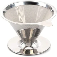 pour over coffee dripper reusable drip cone coffee filter portable pour over coffee maker home office camping