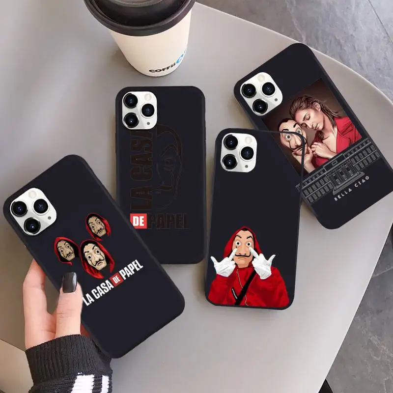 

Spain TV Money Heist House Phone Case for iPhone 13 12 11 mini pro XS MAX 8 7 6 6S Plus X SE 2020 XR