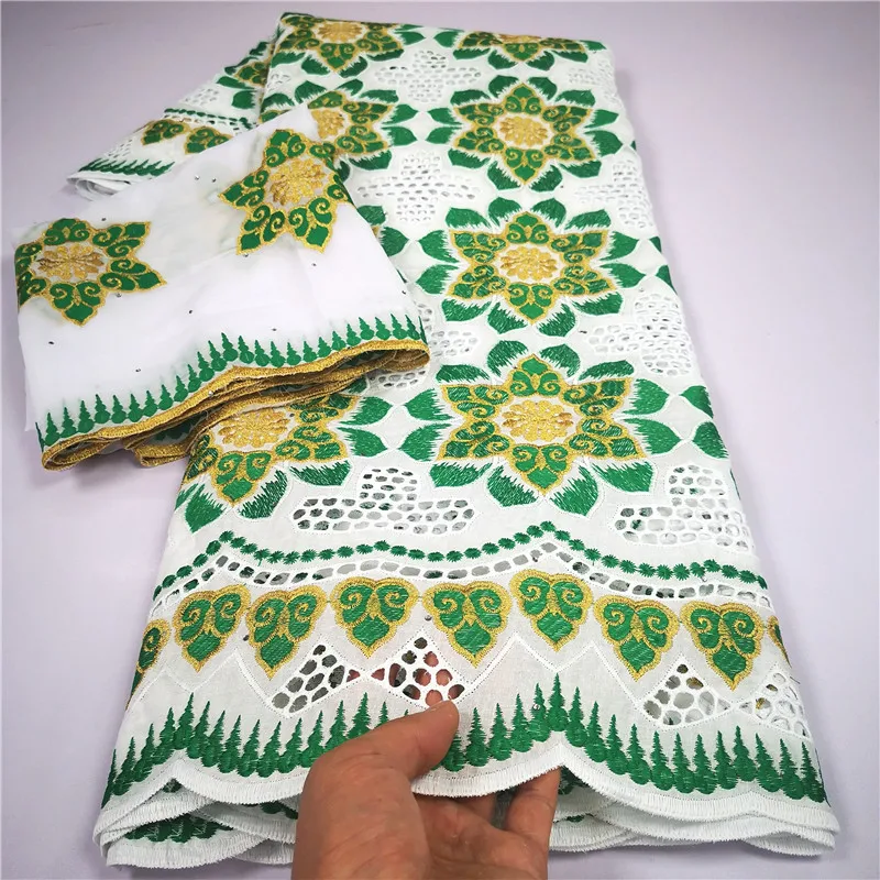 

7 Y Swiss lace fabric 2020 heavy beaded embroidery African lace fabrics 100% cotton fabric Swiss voile lace in Switzerland 7L063