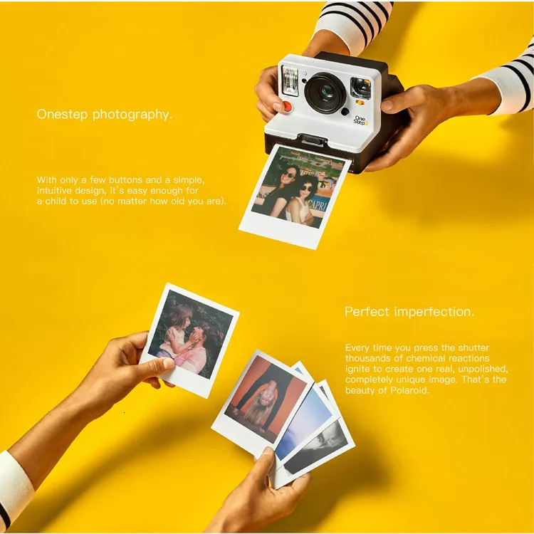 Горячая точка Polaroid фотография Onestep2 VF+ радужной камеры Райдера для Onestep2 в черно-белом цвете