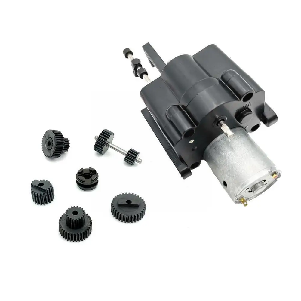 Caja de cambios de dos velocidades, engranaje de metal, mejora de la caja de cambios de Metal, pieza de repuesto, accesorio OP para WPL, accesorios de transmisi&oacute;n de 2 velocidades B2W7-0