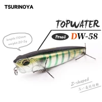 tsurinoya 3pcs floating pencil lure set dw59 85mm 10 5g topwater minnow crank hard bait bass snakehead articial wobblers peche