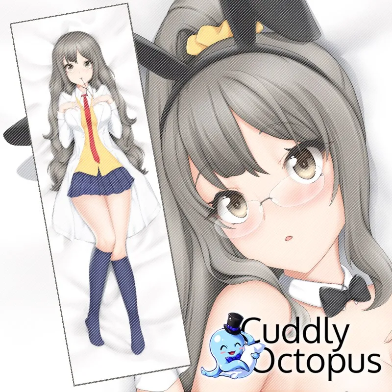 

Anime Rascal Does Not Dream Of Bunny Girl Senpai Synthetic Futaba Rio Dakimakura Hugging Body 2WAY Pillow Case Cover Cushion Cud