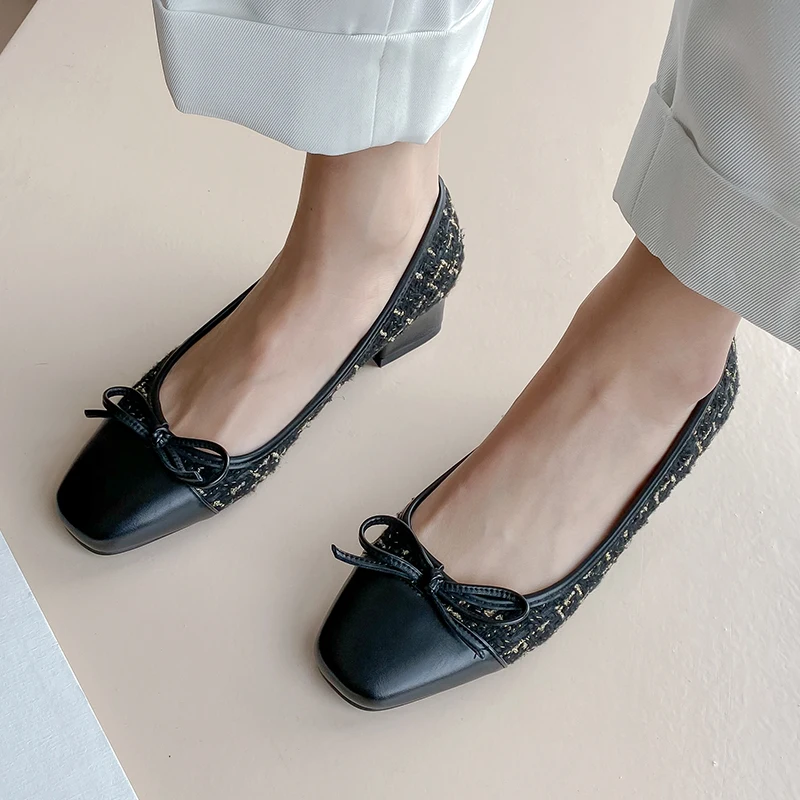 

MORAZORA 2020 New Brand fashion women pumps sweet square toe summer shallow party shoes square heels elegant ladies shoes