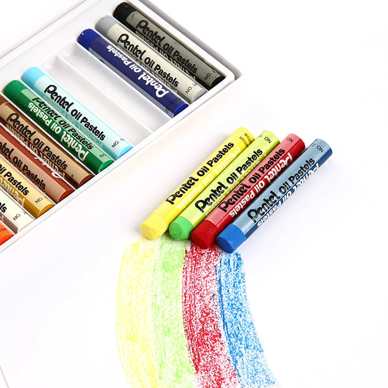 Масляная пастель PENTEL PHN 25/36 цветной набор детский карандаш моющийся