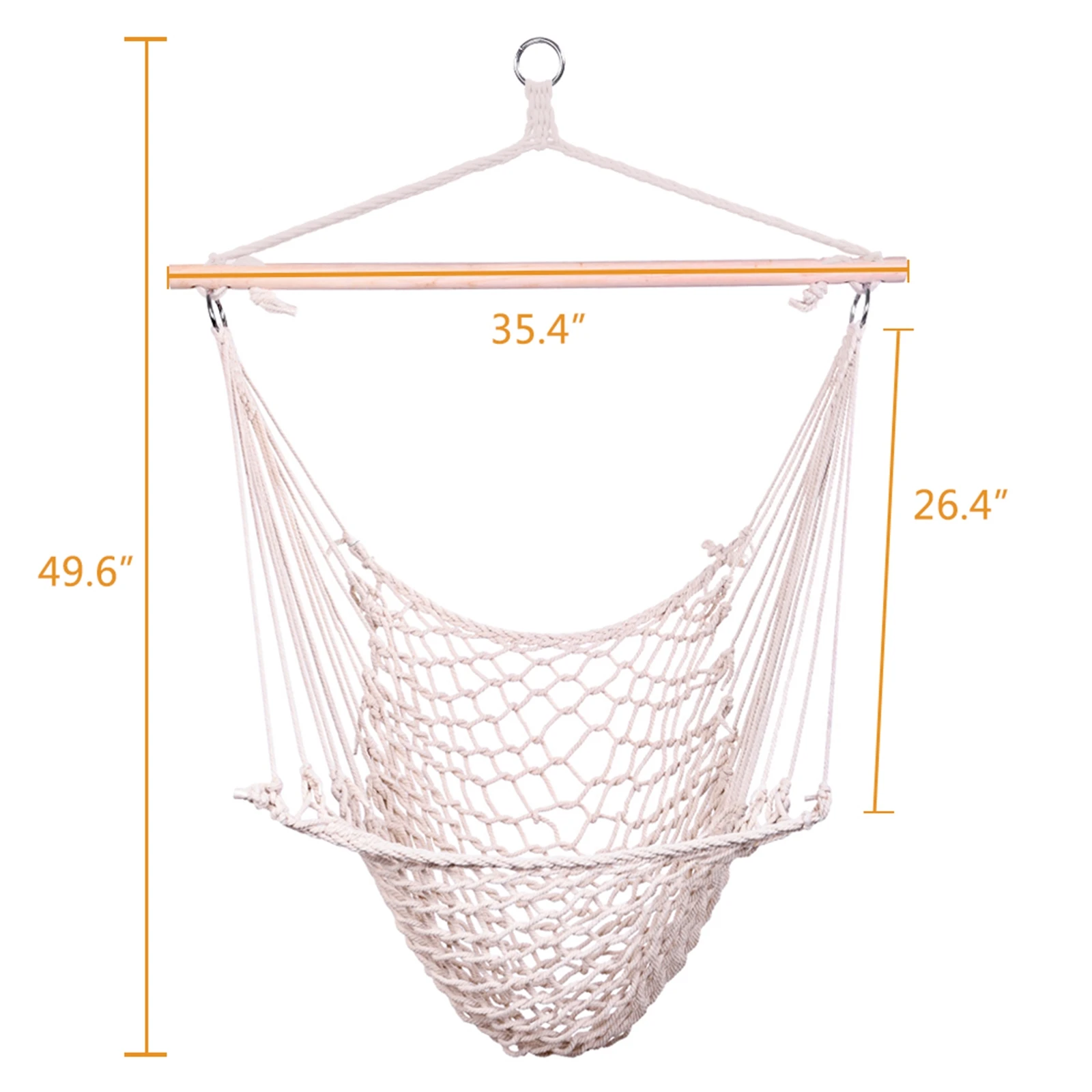 

Portable Hammock Chair Outdoor Indoor Garden Bedroom Furniture Outdoor Hanging Chair For Child Adult Safety Camping Swing Chair