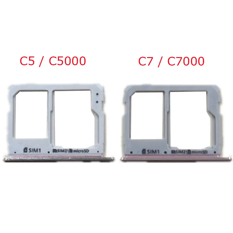 10 шт. для Samsung Galaxy C5 C5000 C7 C7000 устройство чтения SIM карт держатель слота Sim карты