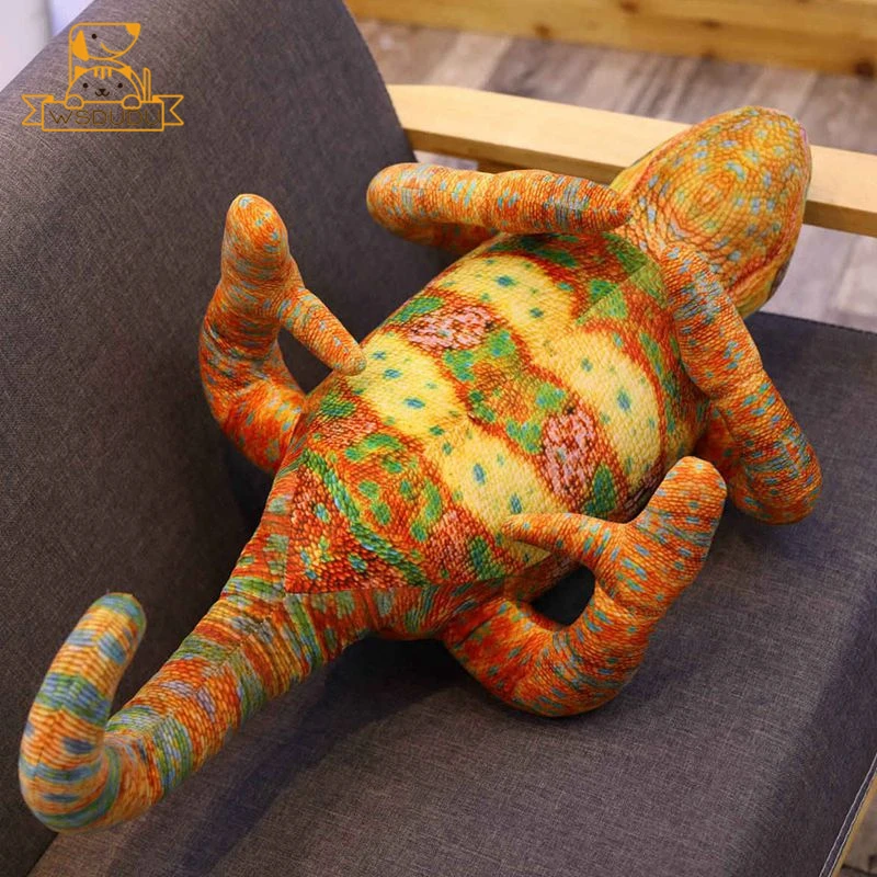 Реалистичная Подушка-Ящерица из Хамелеона плюшевые мягкие игрушки имитация