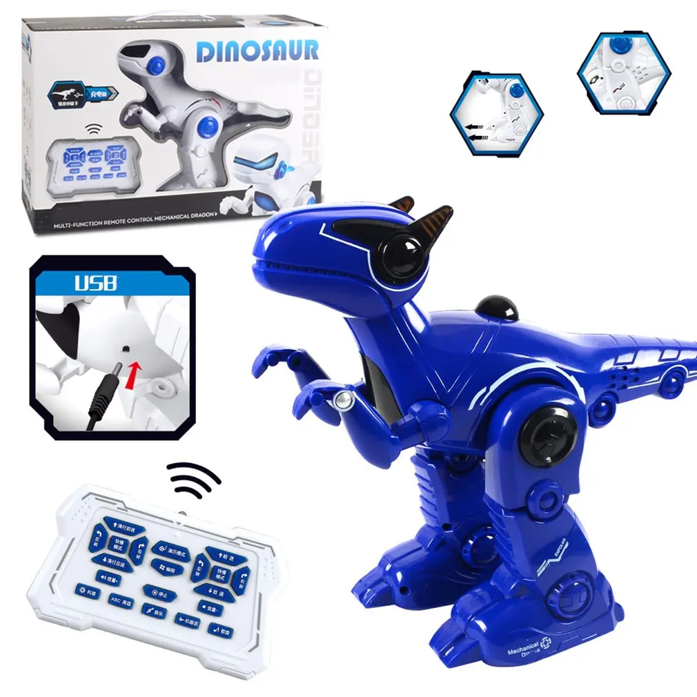 T16 динозавр интеллектуальная модель дистанционного управления RC робот с музыкой