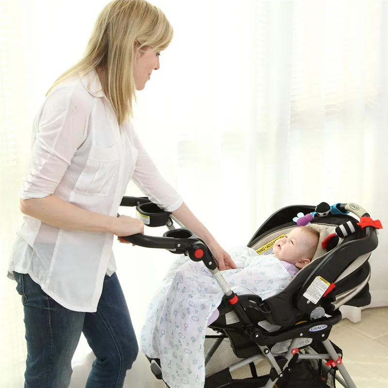 

Baby Cloth Diaper Christmas Tree Baby Receiving Blanket Cotton Muslin Newborn Swaddle Wrap Reusable Infant Nursing Cover 70*70cm