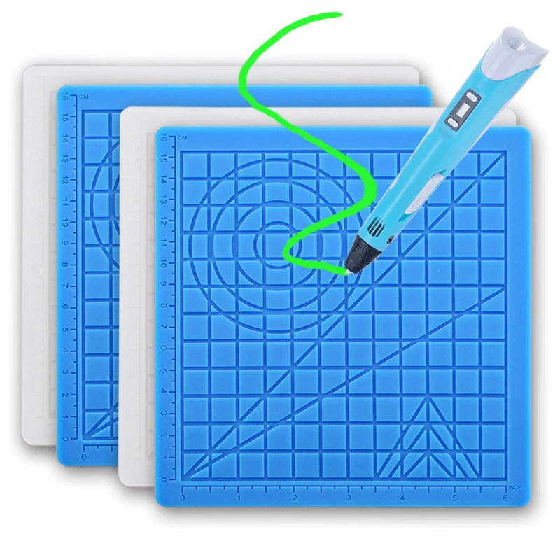 3D печать Ручка шаблон силиконовый коврик для рисования шаблоны копировальная