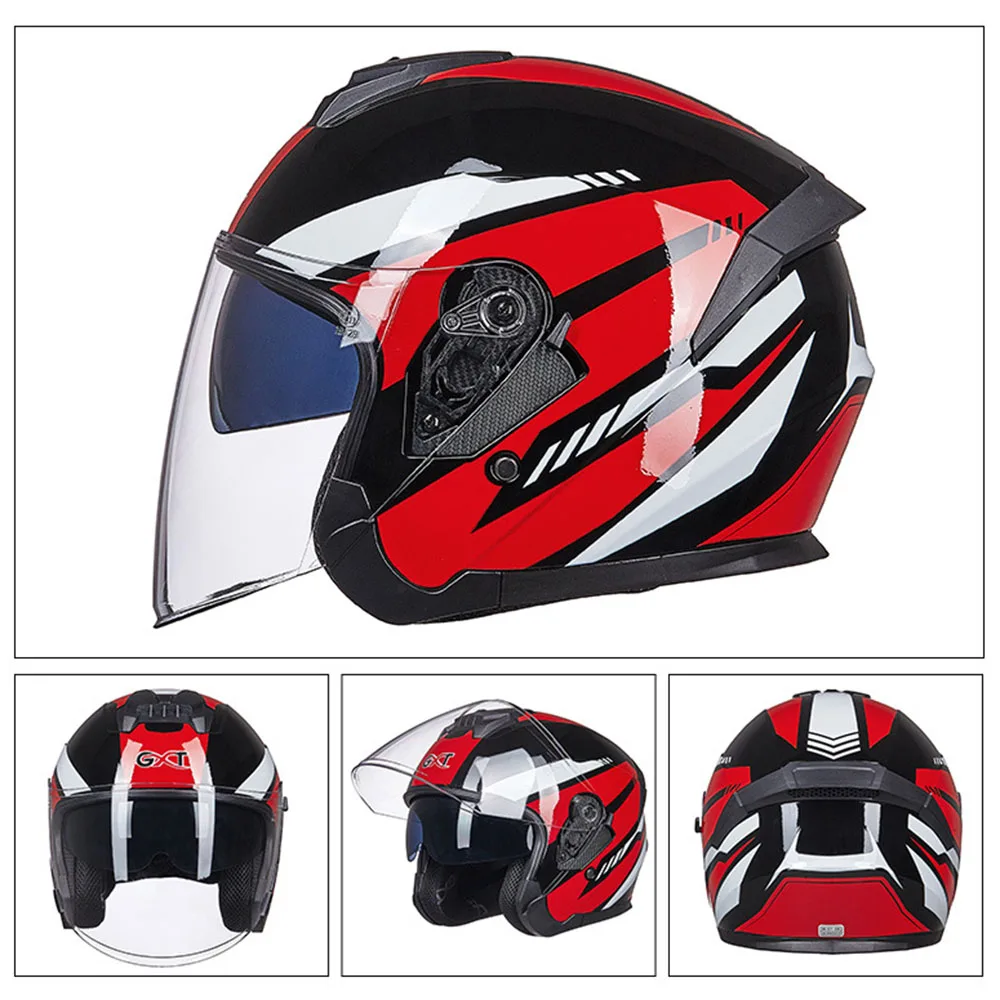 Мотоциклетный шлем GXT для мужчин мотоциклетный с полулицевой поверхностью