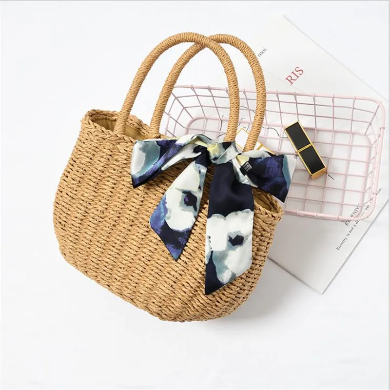 

Женский шелковый шарф в полоску, с цветочным принтом и геометрической ручкой