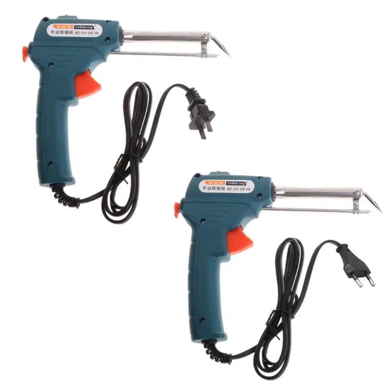 110/220V 60W Автоматическая отправка олова пистолет Электрический паяльник паяльная