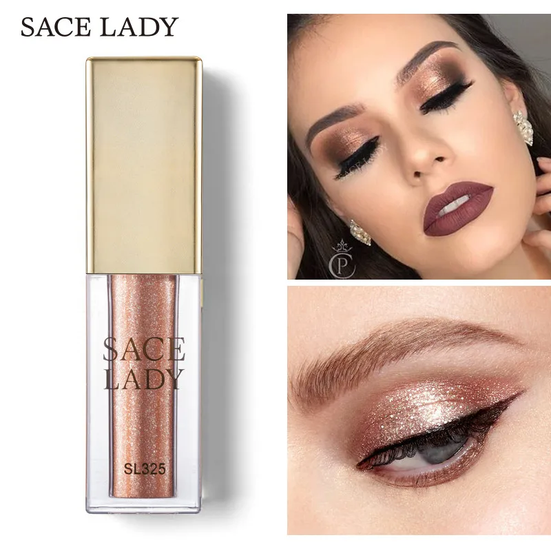 MISS ROSE 6 цветов блеск жидкие тени для век бутылка длительный МАКИЯЖ мерцающий