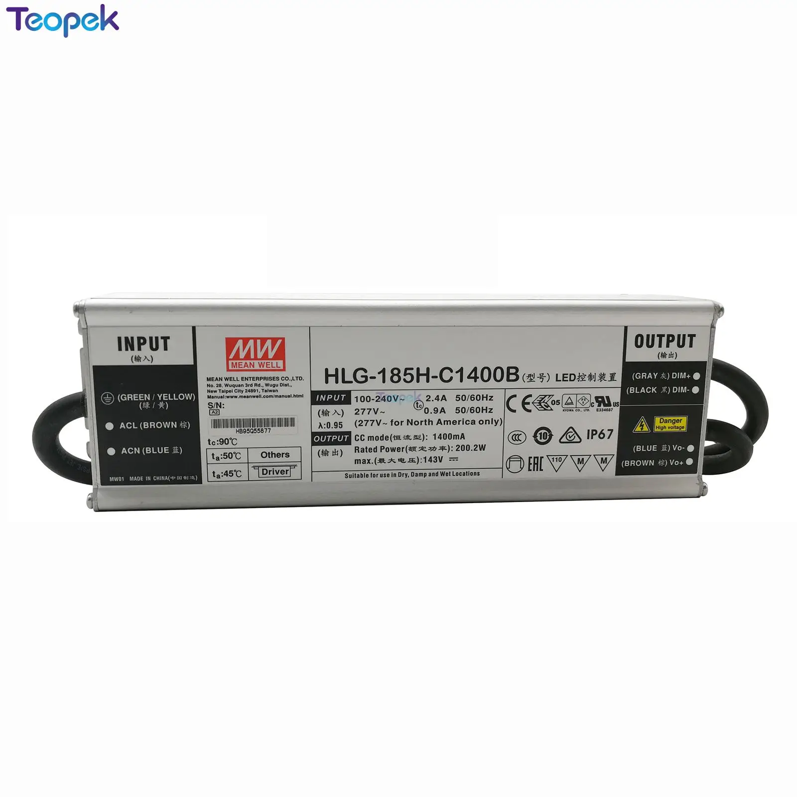 Оригинальный мощный источник питания для Cree CXB3590 CXA3050 Светодиодный драйвер