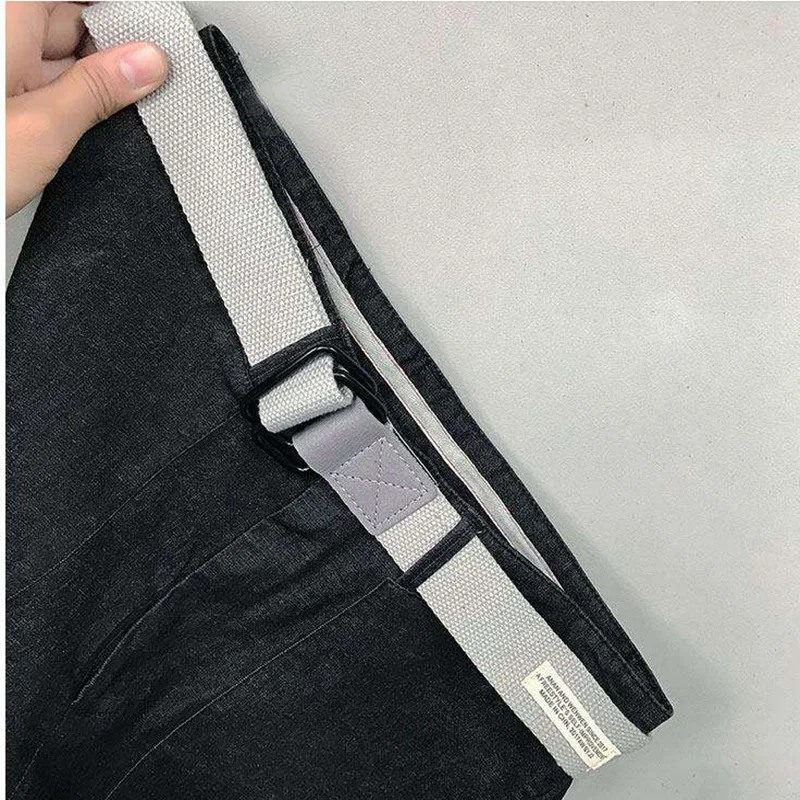 Новый Модный женский плотный холщовый ремень для молодых студентов с двойным