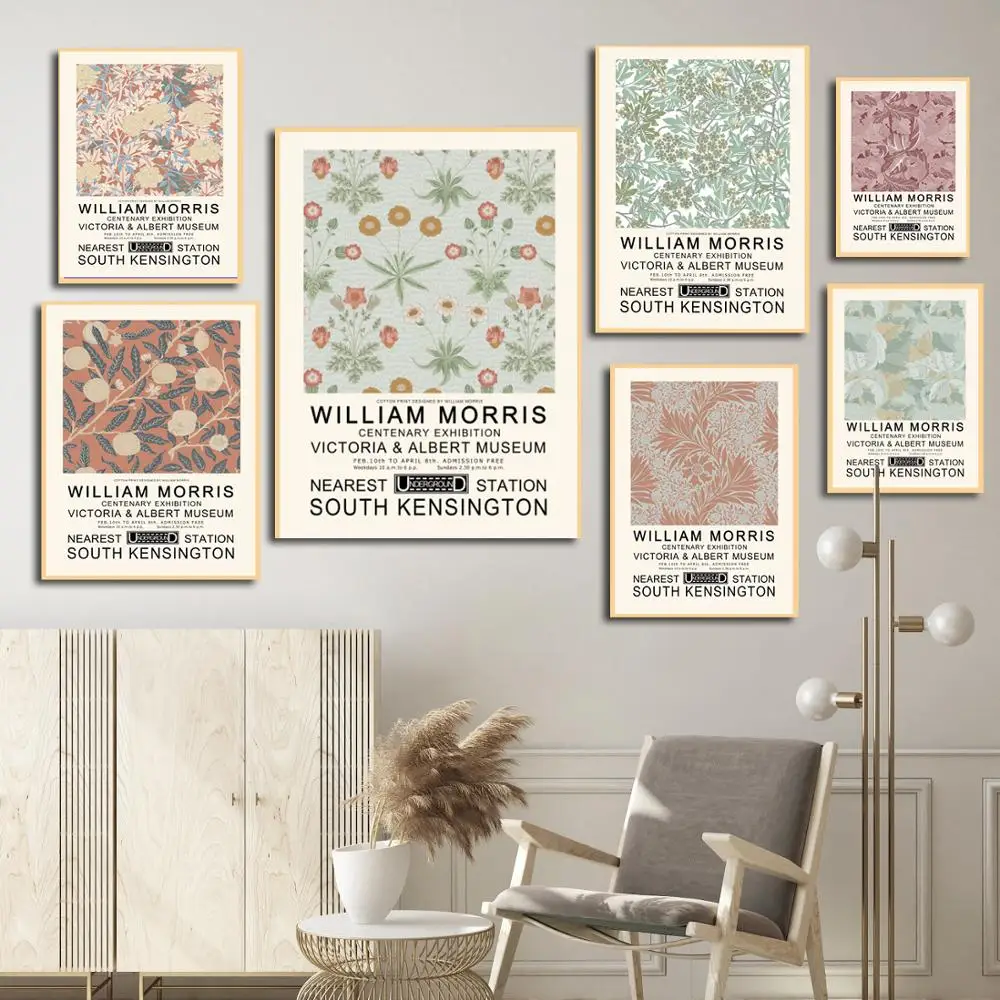 Картина на холсте Вильям Морриса настенные картины и постеры в абстрактном стиле