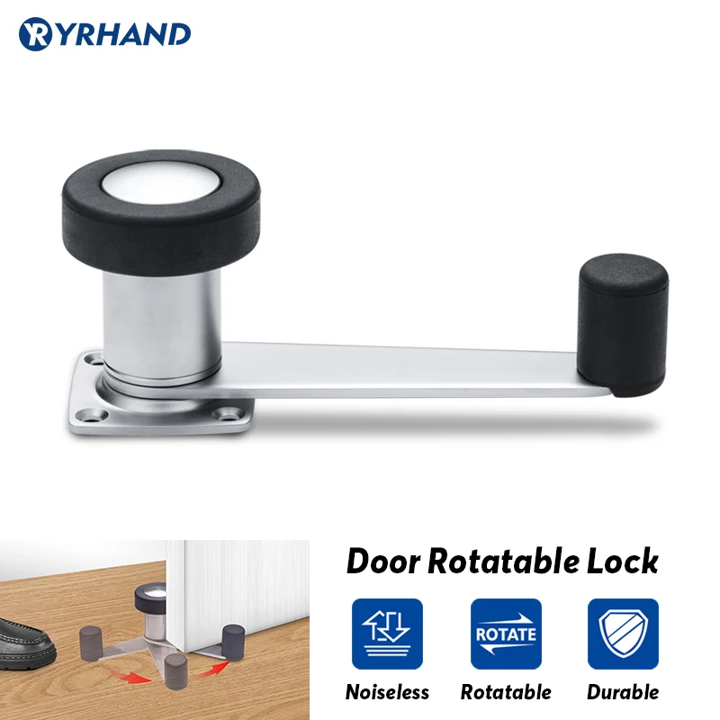 Дверной ограничитель настенный Регулируемый дверной из нержавеющей стали с