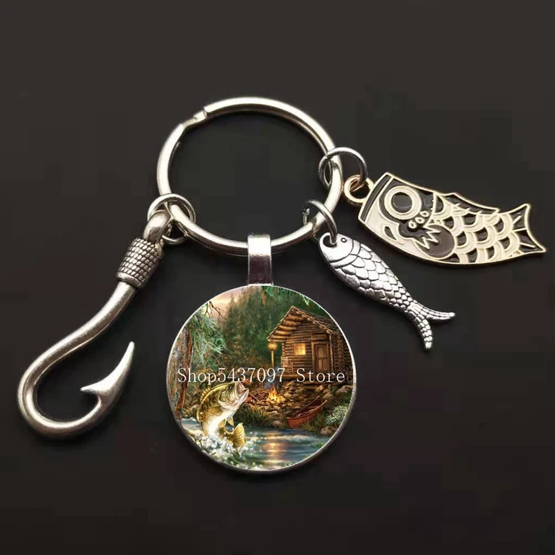 Модный брелок для рыбалки с крючком я люблю рыбу подвеской | Украшения и