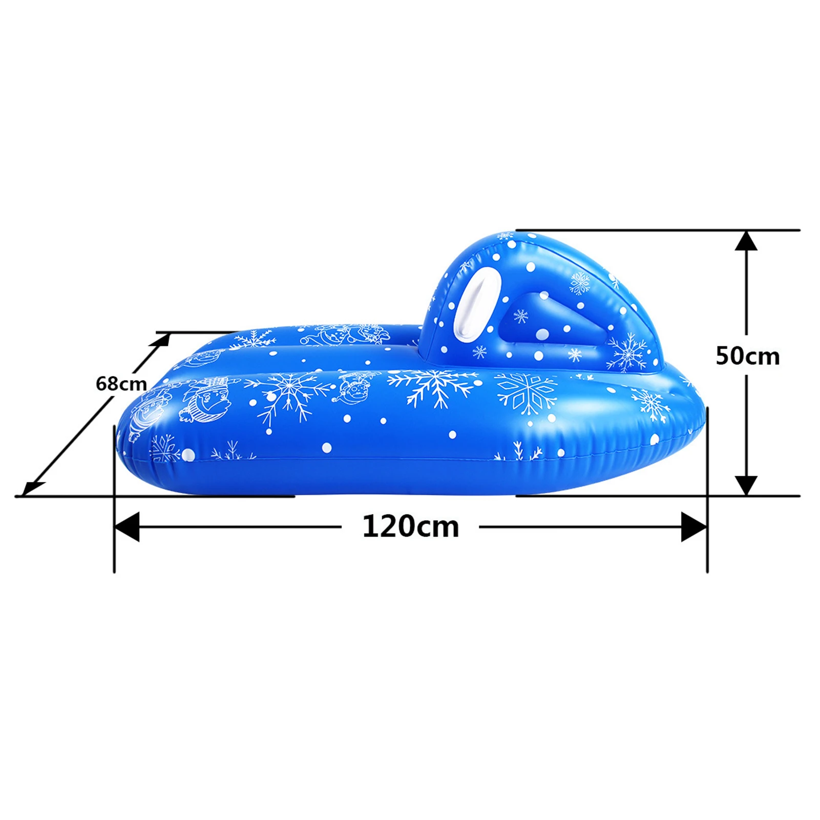 

Kids Toy Inflatable PVC Snow Boat Skating Sled Snowboarding Ski Car Floated Skiing Board For Winter Skating Outdoor Sports