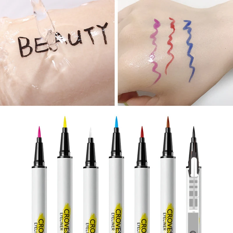 

Жидкая подводка для глаз, водостойкая стойкая быстросохнущая подводка для глаз, инструменты для гладкого макияжа, карандаш для теней, косме...