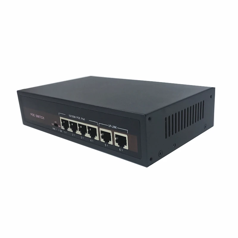 Коммутатор POE 48 В с портом 5 10/100 Мбит/с IEEE 802 3 af/at подходит для IP-камер/беспроводных