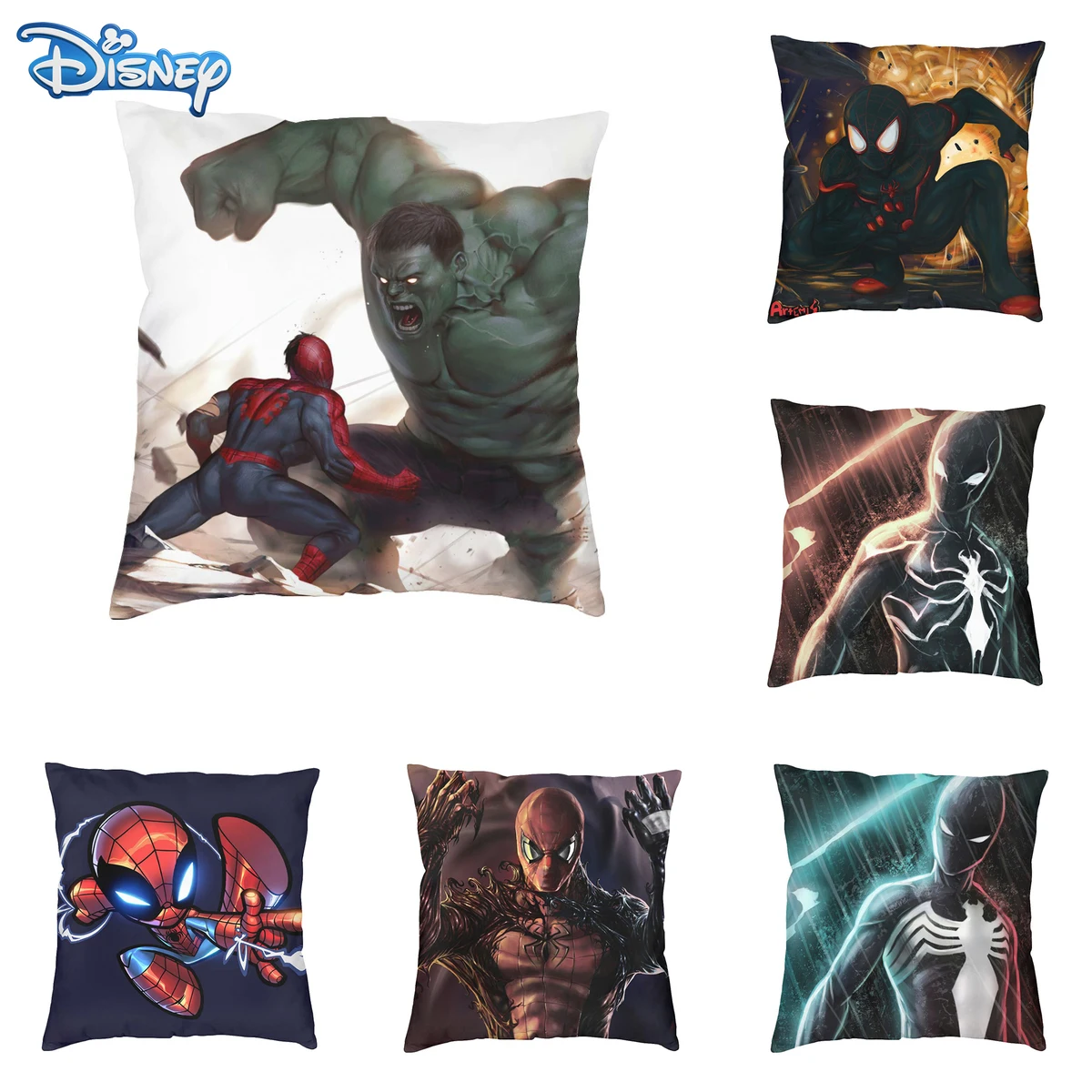 

Marvel The Avengers Spiderman Venom Pillowcase Ornamental Pillows for Living Room Sleeping Pillows and Mattress car Pillow