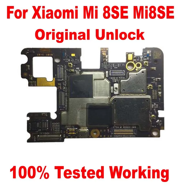Оригинальная разблокированная материнская плата для Xiaomi Mi8 SE Mi 8 MI 8SE схемы