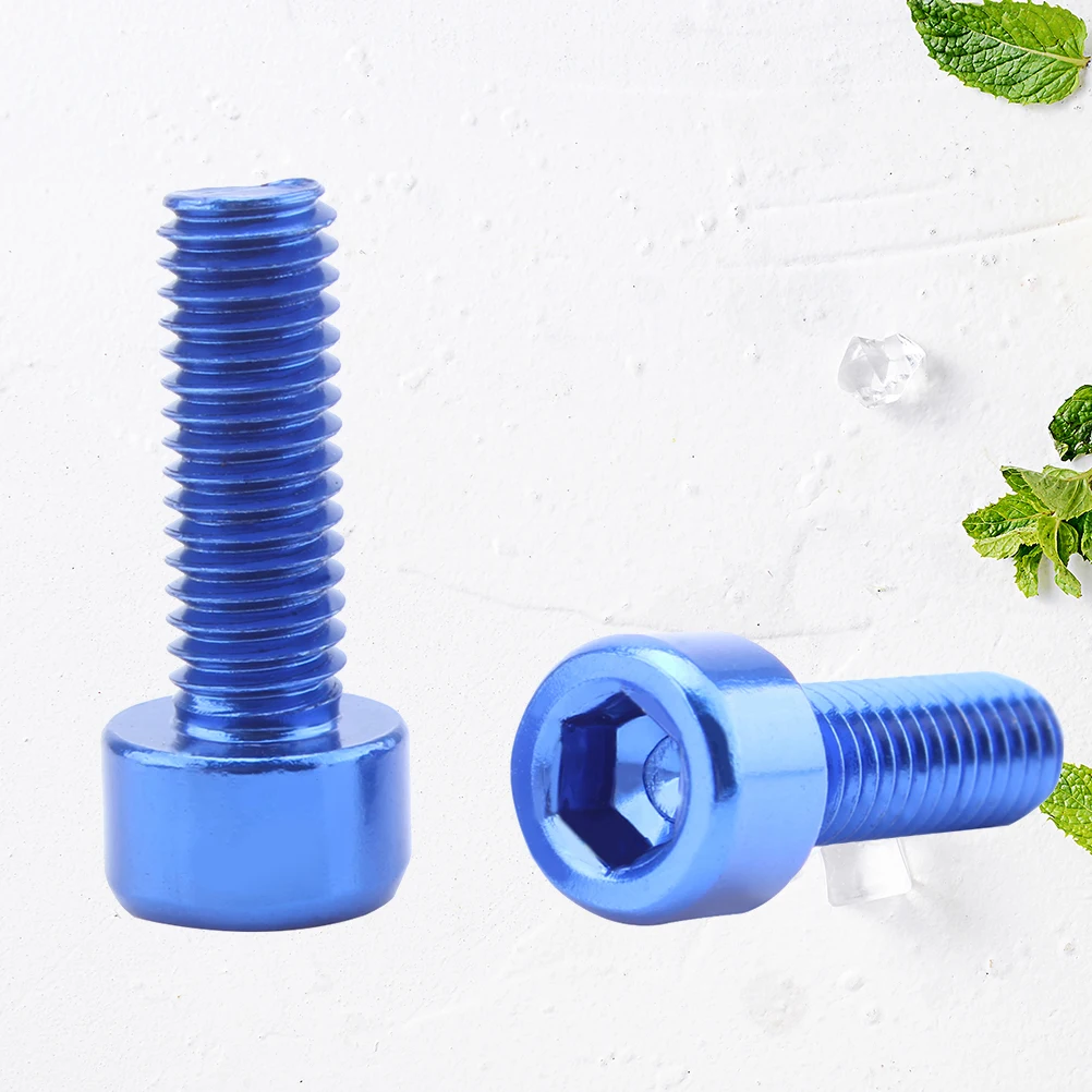 Винты из алюминиевого сплава для рамы велосипеда 2 шт. M5 * 15 мм | Спорт и