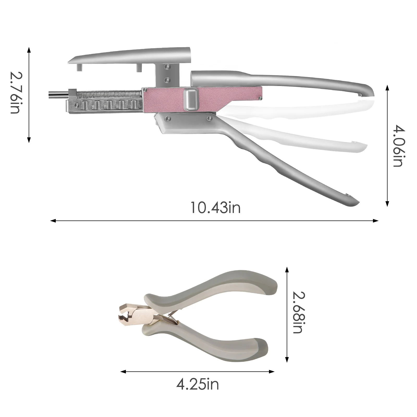 

6D High End Hair Extension Machine Connector&Hair Remove Piler Hair Salon Tool Wig Connector Tool Kit Keratin Hair Extension Kit