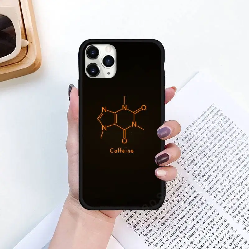 

I Love Chemistry pattern Phone Case for iPhone 11 12 pro XS MAX 8 7 6 6S Plus X 5S SE 2020 XR Luxury brand shell funda coque