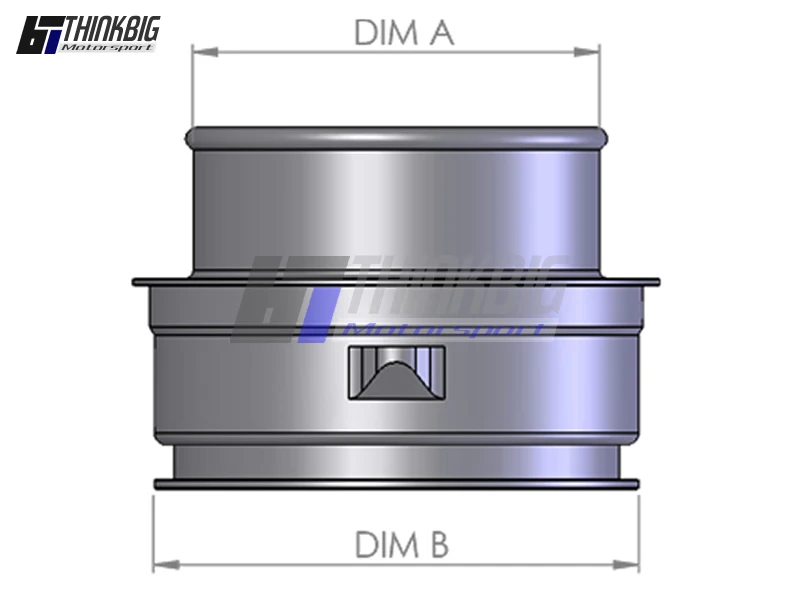 Комплект муфты для шланга в байонетном стиле из сплава 2 * 60-68] / [55-64] [50-50] VW