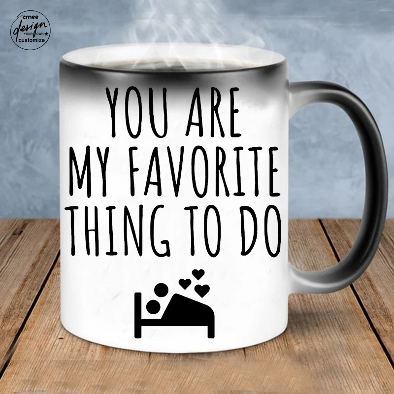 

Adult Spoof Gifts Lover Personalized Couple Mug My Color Change Magic Mug Custom Name Mug Valentines Interesting Adult Giftst