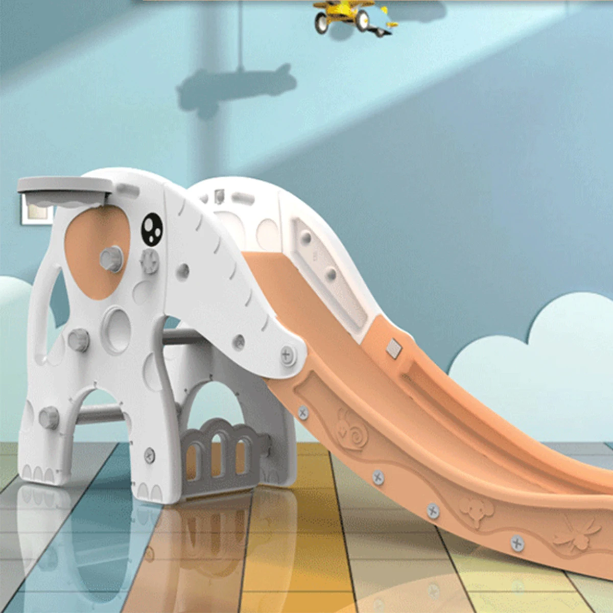 Детская горка для детского сада домашняя игровая площадка маленьких детей