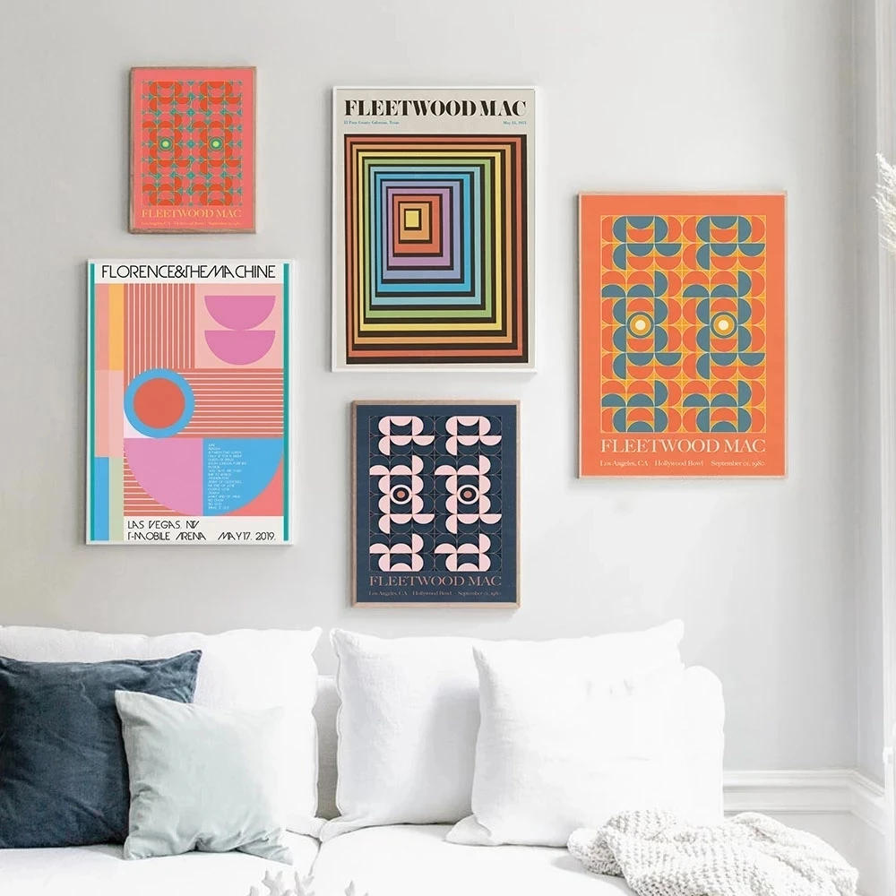 

Popular Music Poster Minimalism Pattern Art Painting No Framework Canvas Wall Art Home Decoration Home Living Room Print Picture