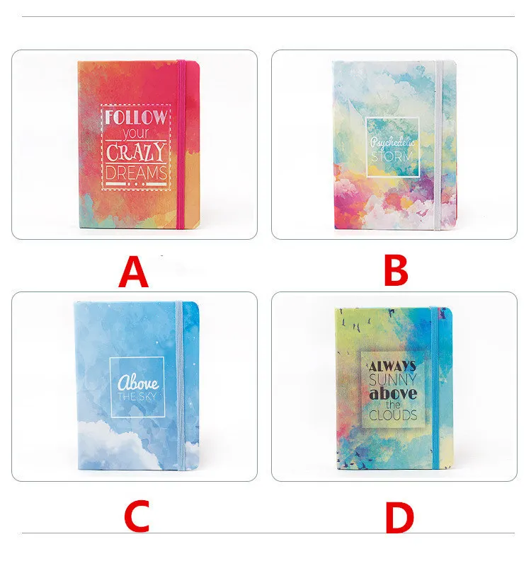 "Над небом" красивая твердая обложка с подкладкой Freenote Journal Study Diary notebook Journal канцелярские товары подарок