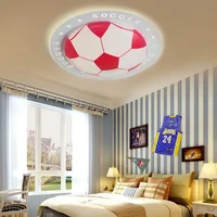 D420 Simple football LED suction dome  children room lamps and lanterns personality creative boy bedroom light modern cartoon ro